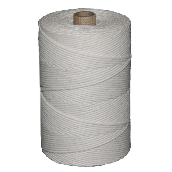 T.W. Evans Cordage Co. No. 36 x 1900 ft. Polished Beef No. 2 Cotton Twine Tube 09-362 - main